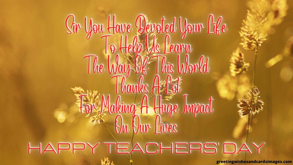 What Is National Teachers Day