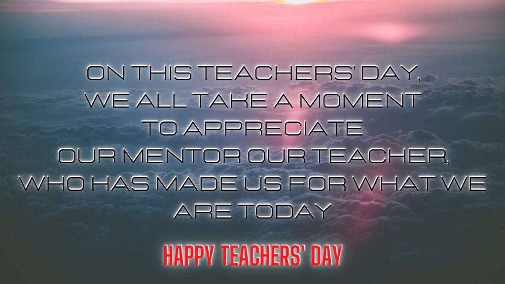 When Teachers Day